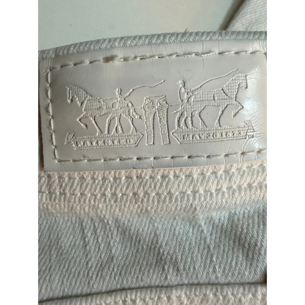 Levi's Women Jeans White Mid Rise Skinny 4 W27